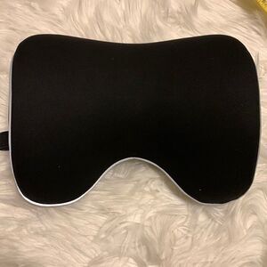 Memory foam Neck pillow for car seat. Black & adjustable straps